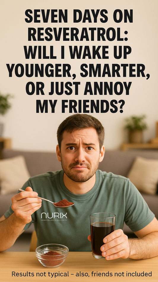 Seven Days on Resveratrol: Will I Wake Up Younger, Smarter, or Just Annoy My Friends?